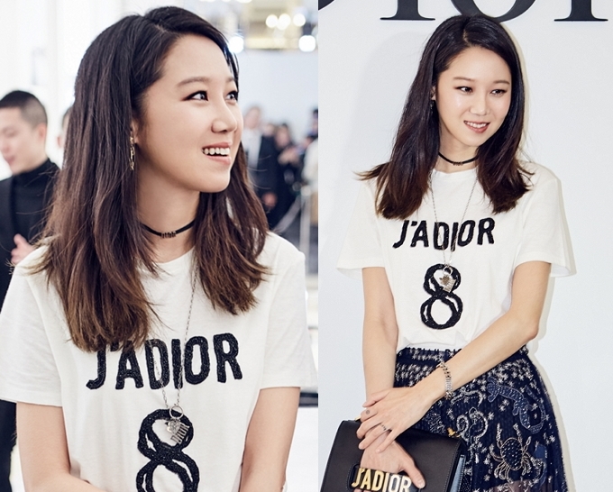 Gong Hyo Jin tham dự sự kiện thời trang của Dior.
